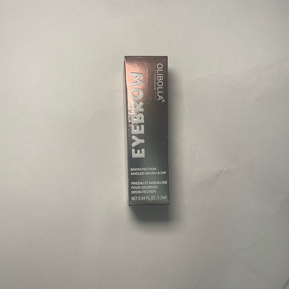 Olibolla Eyebrow Brow-Fection Angled Brush & Dip - Rose Metallic